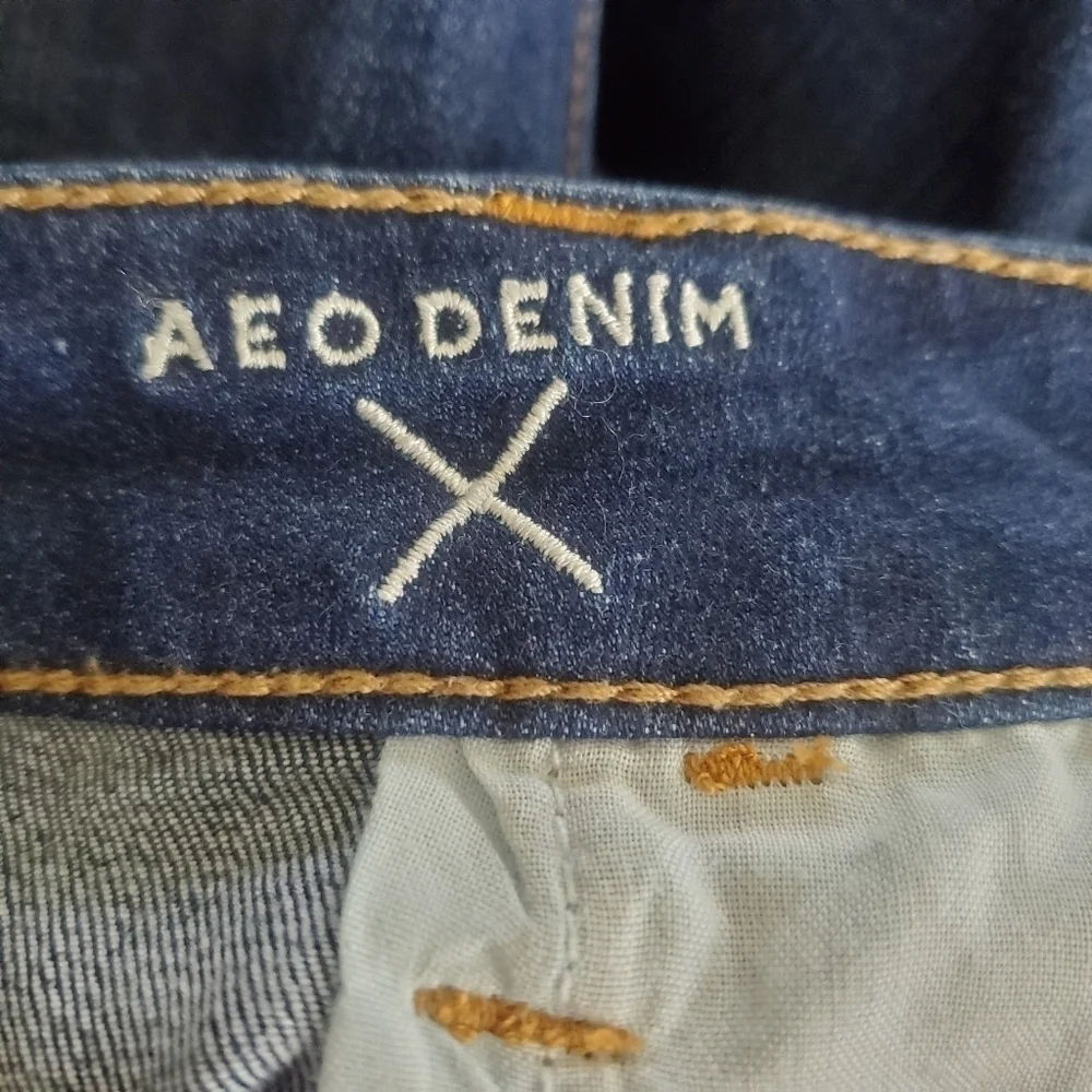 American Eagle Jegging Skinny Distressed Frayed Raw Hem Stretch Jeans AE 0 Y2K